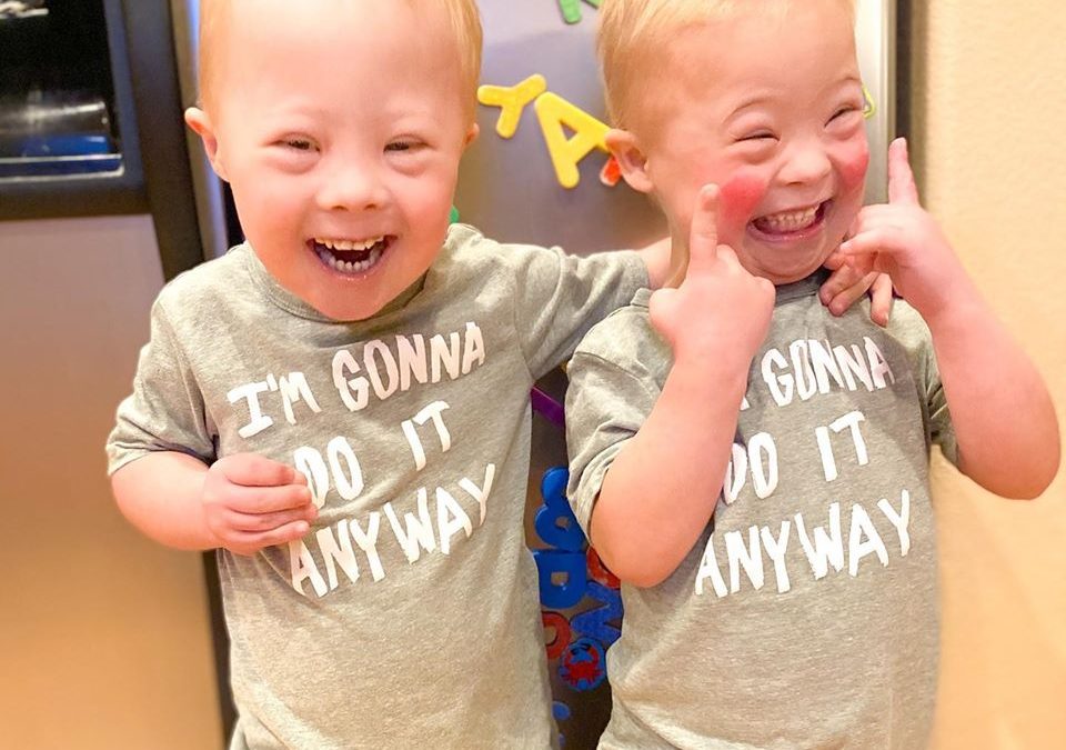 Fraternal twins with Down Syndrome in the States inspire many…